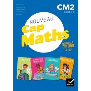  Mathématiques CM2 Cycle 3 Cap Maths - Pack en 3 volumes : Manuel + cahier de géométrie + le dico-maths 