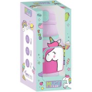 BOUTEILLE EAU METAL 500ML F/C +SAC MUST TEAM//586639