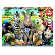 PUZZLE 1000PCS PHOTO DE CLASSE ANIMAUX 15517