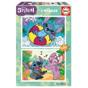PUZZLE 2*100PCS STITCH 19998