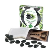  Coffret Massage aux pierres chaudes - Tout le bien-être au naturel. Le livre avec 14 pierres volcaniques 
