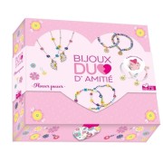  Bijoux duo d'amitié Flower power - coffret avec accessoires 