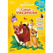  Cahier de vacances de la Moyenne section à la Grande section - Disney animaux  
