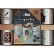  Mini mugs cake - Coffret avec un livre de 20 recettes et 4 mini-mugs collector 