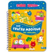  Mon feutre magique. Les véhicules - Avec feutre à réservoir d'eau  