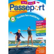  Passeport - Toutes les matières - De la 5e à la 4e - Cahier de vacances 2024 