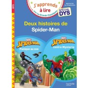  Disney - Spécial DYS (dyslexie) 2 Histoires de Spider-Man Niveau débutant  