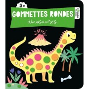  Gommettes rondes Dinos 