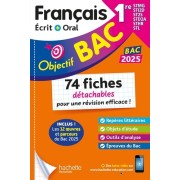  Objectif BAC 2025 Fiches détachables Français 1res STMG - STI2D - ST2S - STL - STD2A - STHR, BAC 202  