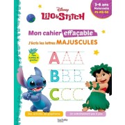  Disney - Lilo et Stitch - Mon cahier effaçable - J'écris les lettres majuscules (3 - 6 ans) 