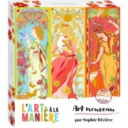  L'art à la manière Art Nouveau - Coffret avec accessoires  