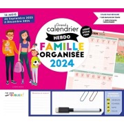  Le grand calendrier hebdomadaire de la famille organisée 2024 