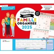  Grand calendrier hebdo Famille organisée 2025 