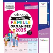  Calendrier mensuel Famille organisée 2025 