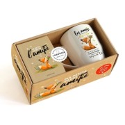  Ma petite pause amitié - Coffret avec un mug en céramique et un livret pour célébrer l'amitié 