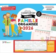  Grand calendrier hebdo Famille organisée 2026 