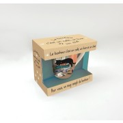  Mug Le bonheur c'est un café, un livre et un chat 