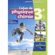  Cahier de physique chimie 3e cycle 4 Regaud-Vento  