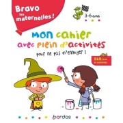  Mon cahier avec plein d'activité pour ne pas m'ennuyer !  