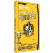  Harry Potter ; destination Poufsouffle ; coffret magique du monde des sorciers 