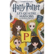  Harry Potter, Les quatre maisons - Le journal créatif. Avec plus de 40 stickers !  