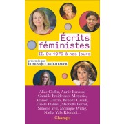  Ecrits féministes - Tome 2, De 1970 à nos jours  