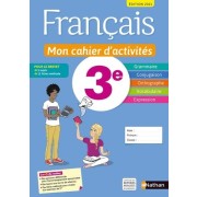  Français 3e Mon cahier d'activités - Livre de l'élève  