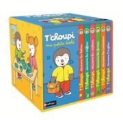  Ma petite école T'choupi - Contient 6 livres : T'choupi découvre les lettres ; T'choupi découvre les formes ; T'choupi découvre les couleurs ; T'choupi découvre les contraires ; T'choupi découvre les chiffres ; T'choupi découvre l'anglais  