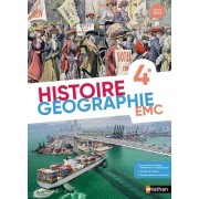  Histoire Géographie EMC 4e - Manuel - 2023 