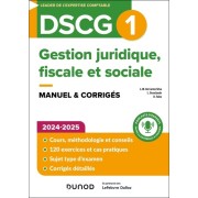  Gestion juridique, fiscale et sociale DSCG1 - Manuel  