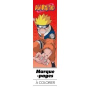 MARQUE-PAGES À COLORIER NARUTO VOL. 2 (ROUGE)