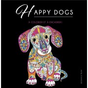  Happy dogs ! à colorier et à encadrer 