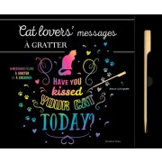  Cat lovers' Messages à gratter - 6 messages félins à gratter et à encadrer  