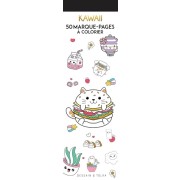  Marque-pages Kawaii - Marque-pages à colorier 