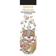  Animaux mignons - 50 marque-pages à colorier - Marque-pages à colorier 
