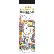  Marque page forêt enchantée 