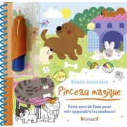  Bébés animaux - Peins avec de l'eau pour voir apparaitre les couleurs ! Avec un pinceau  