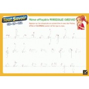  Tout savoir ; mémo effaçable lettres cursives 