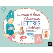  Les cartes à lacer Montessori des lettres de Balthazar 