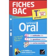  Fiches bac ; le grand oral ; terminale générale (édition 2022) 