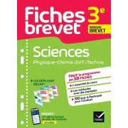  Fiches brevet Sciences 3e - Physique-Chimie, SVT, Technologie Brevet 2023 - fiches de révision & quiz 