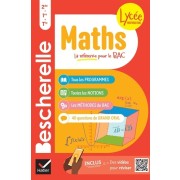  Bescherelle Maths 2de, 1re, Tle - Nouveau bac - toutes les notions de maths des programmes du lycée 