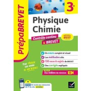  Prépabrevet Physique-Chimie 3e - Nouveau Brevet 2025 - cours, méthodes & sujets de brevet corrigés 
