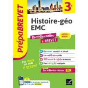  Prépabrevet Histoire-géo EMC 3e - Nouveau Brevet 2025 - cours, méthodes & sujets de brevet corrigés 