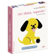  Oh ! Bébé, regarde ! Des cartes et un miroir pour des jeux tendres à partager. 