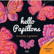  Cartes à gratter mini : hello papillons 