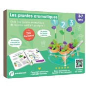  Les plantes aromatiques - Kit Pandacraft 3-7 ans - Crée ton jardin de basilic ! 