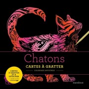  Chatons - Cartes à gratter avec un stylet inclus  