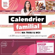  Calendrier familial Ma tribu et moi - Septembre 2023 - Décembre 2024 