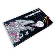 Coffret de coloriage Mythomorphia - Avec 1 album de coloriage, 20 crayons de couleur et 1 taille-crayon 
